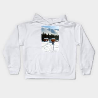 Canadian Rocky Mountains Icefields Parkway Canada Kids Hoodie